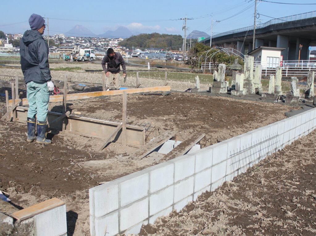 大分　由布市　墓石　お墓　移設　お墓の引越　建立　再建