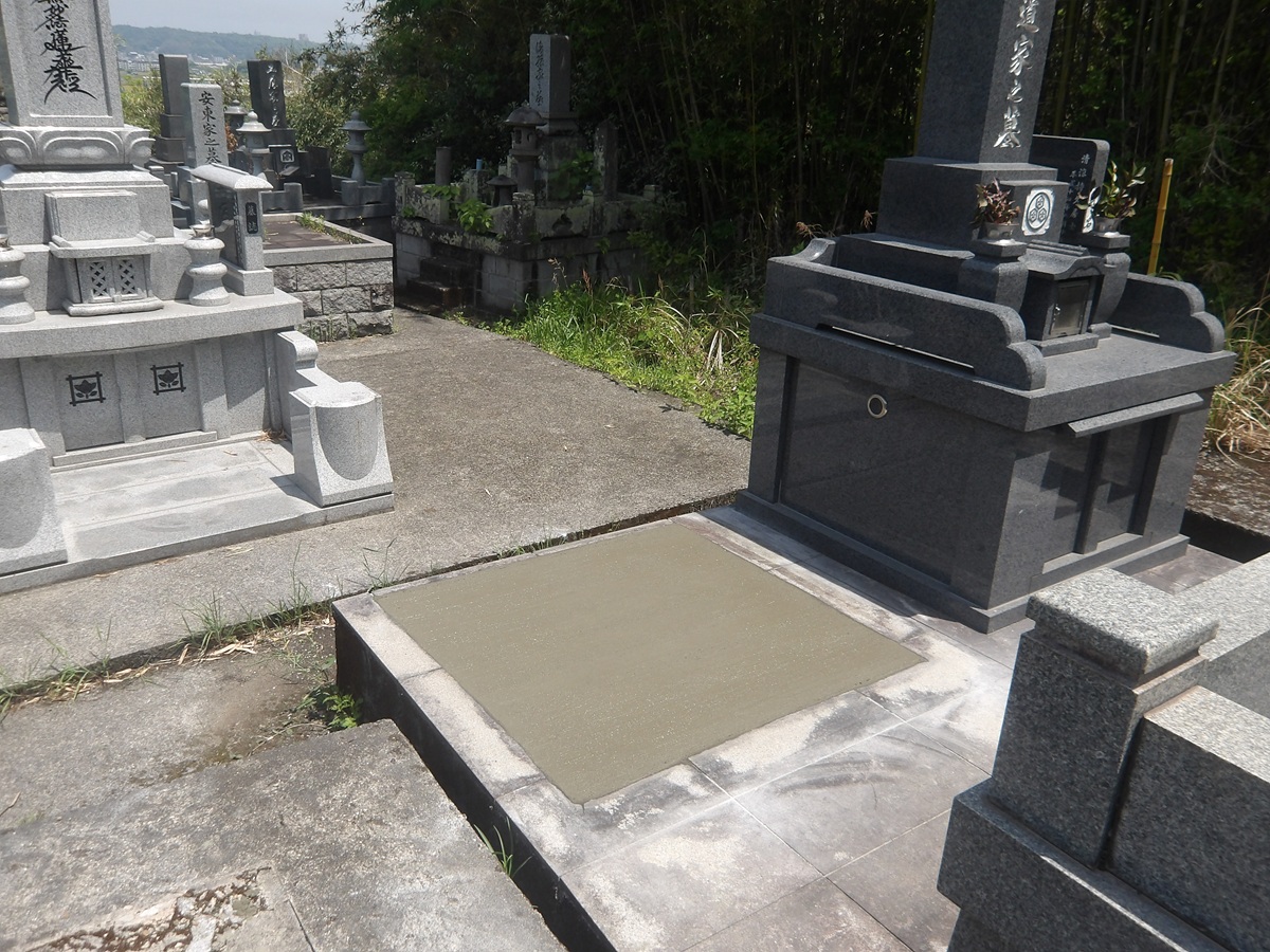 大分　大分市　お墓　墓石　お墓じまい　お墓の解体工事