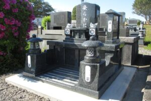 大分　由布市　お墓　墓石　和洋墓　石材　大分市営墓苑　建立　大分市営営丸山墓地