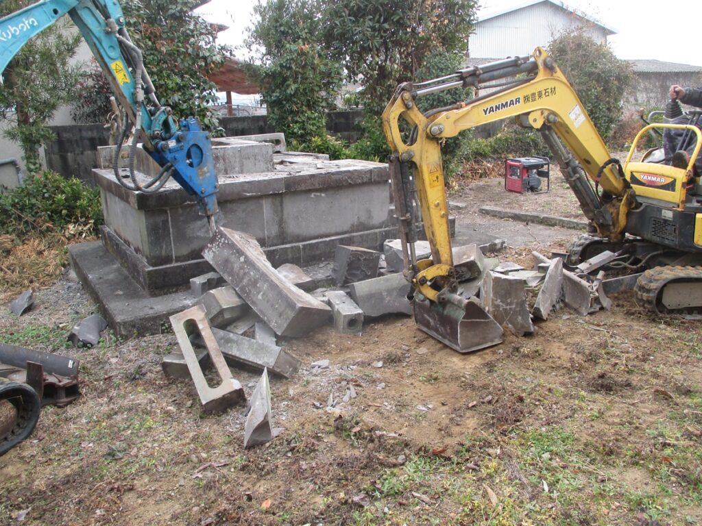 大分 大分市 石材 お墓 墓石 霊園 寺院墓地 お墓じまい お墓の解体工事 お墓の引越し 改葬