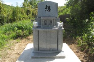 大分　由布市　お墓　墓石　洋墓　石材　建立　